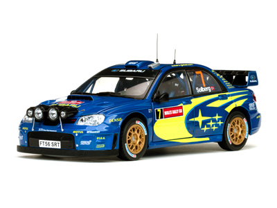 Модель 1:18 Subaru Impreza WRC №7 Wales Rally GB (Peter Solberg - Phil Mills)