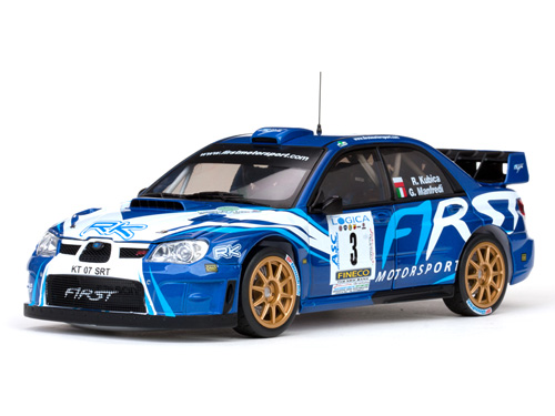 Модель 1:18 Subaru Impreza WRC07 №3 Winner Ronde Gomitolo di Lana (Robert Kubica - G.Manfredi)