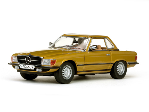 Модель 1:18 Mercedes-Benz 350SL Hardtop Coupe (Icon Gold)