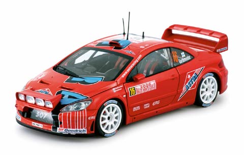 Модель 1:18 Peugeot 307 WRC №16 Astra Peugeot (T.Gardemeister - J.Honkanen)