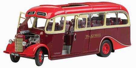 Модель 1:24 Bedford OB Duple Vista coach Hants - Sussex