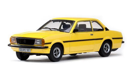 Модель 1:18 Opel Ascona B SR - yellow