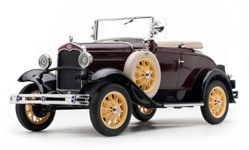 ford model a roadster - dark red 1931 SS6124 Модель 1:18