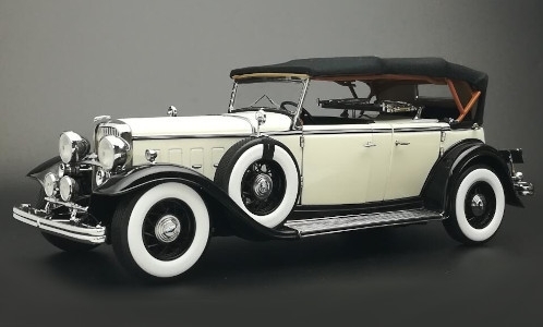 Модель 1:18 Lincoln KB Top Up - white/black