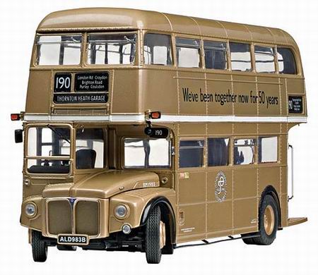 aec routemaster london bus 50 years «london transport» SUN2911 Модель 1:24