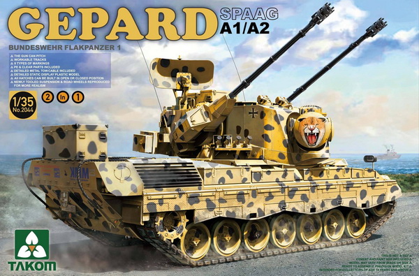 Модель 1:35 ZSU SPAAG Gepard A1/A2