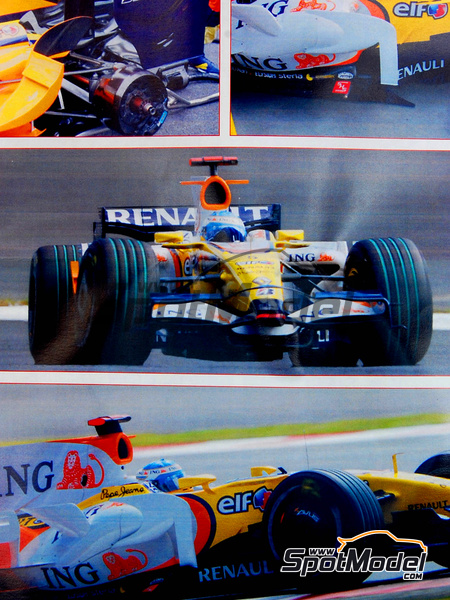 Модель 1:43 Renault R28 GP JAPON (Nelson Angelo Piquet - Winner Fernando Alonso) KIT