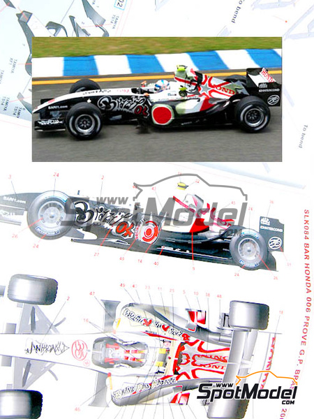 Модель 1:43 B.A.R. Honda 006 Prove GP Argentina (Anthony Davidson) KIT