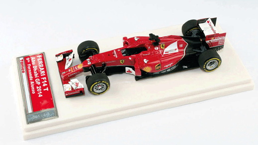 Модель 1:43 Ferrari T14-T Abu Dhabi GP (Fernando Alonso - Kimi Raikkonen) (Last Race of Fernando Alonso on a Ferrari)