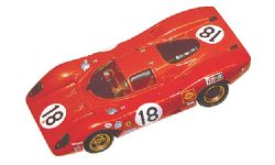 Модель 1:43 Ferrari 312 P Coupe №18/19 Le Mans KIT