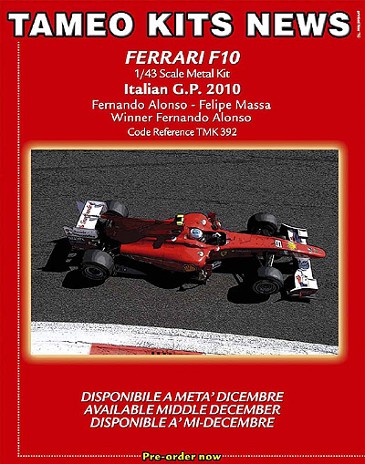 Модель 1:43 Ferrari F10 2010 KIT