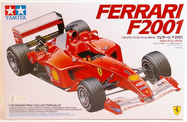 ferrari f2001 №1 (michael schumacher) (kit) TAM20052 Модель 1:20