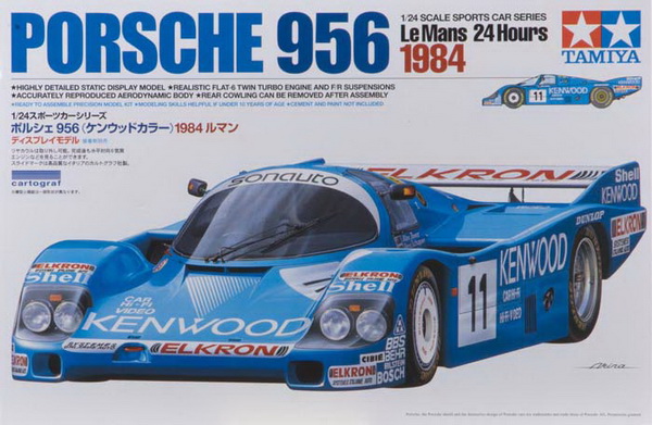 Модель 1:24 Porsche 956 Kenwood