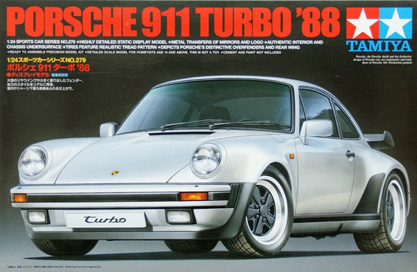 porsche 911 turbo '88 TAM24279 Модель 1:24