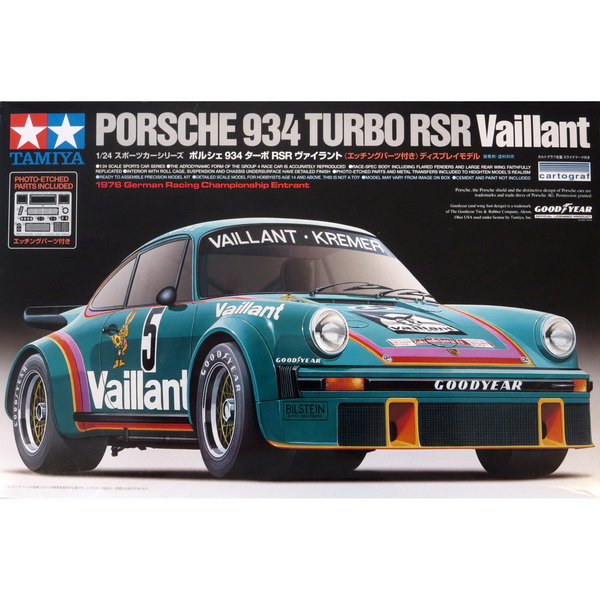 Модель 1:24 Porsche 934 turbo RSR №5 «Vaillant - Kremer» (KIT)