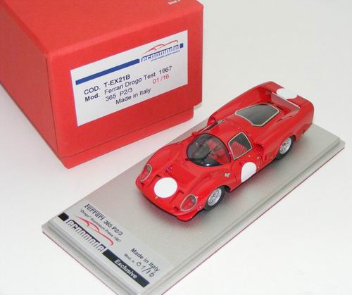 Модель 1:43 Ferrari 365 P2/3 Drogo ALUMINIUM N 00 Press Test (L.E.10pcs)