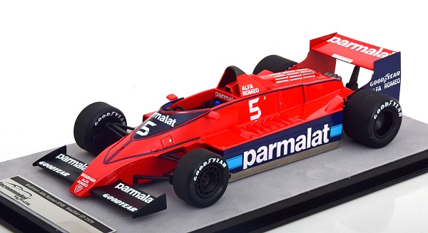 Модель 1:18 ALFA ROMEO F1 Brabham Bt48 №5 Brazilian Gp (1979) Niki Lauda, Red Blue