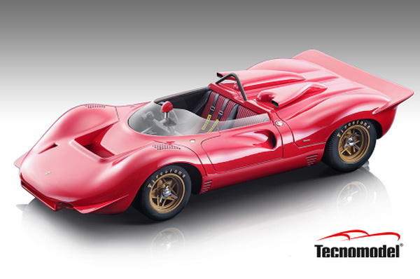 Модель 1:18 Ferrari 350 P4 Can Am Plain Body Version - red (L.E.140pcs)