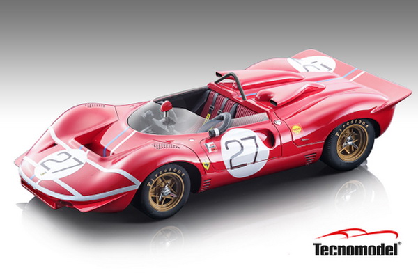 Модель 1:18 Ferrari 350 P4 Can Am №27 8th Laguna Seca (Williams) (L.E.160pcs)