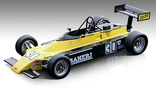 Van Diemen RF82 Europa Formula Ford 2000 Jyllandsring 1982 Ayrton Senna TM18-263B Модель 1:18