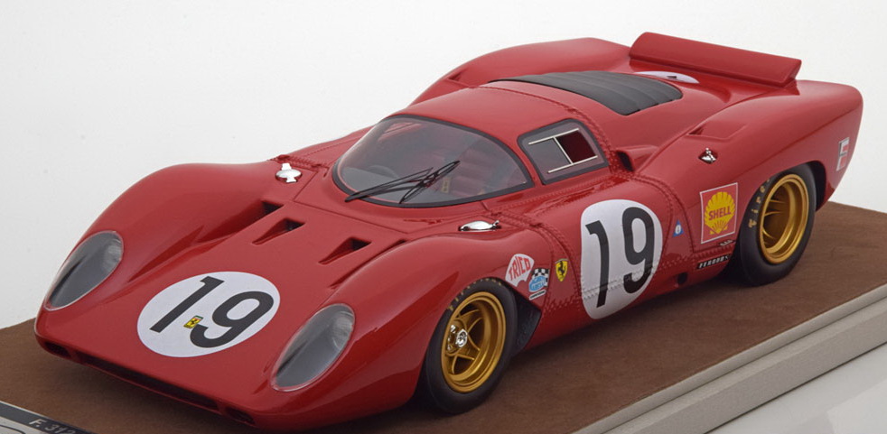 Модель 1:18 Ferrari 312 P Coupe №19 24h Le Mans (Amon - Schetty)