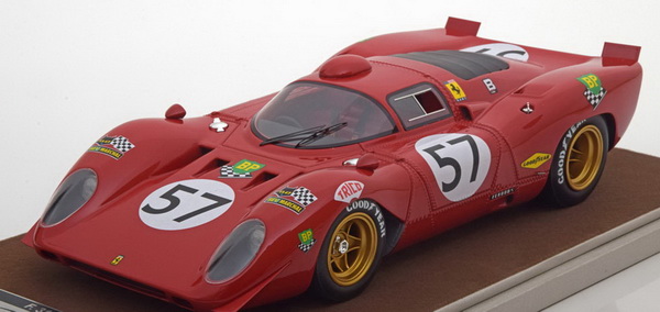 Модель 1:18 Ferrari 312 P Coupe №57 24h Le Mans (Adamowicz - Person)