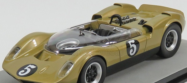 McLaren Elva Mark 1 №5 Spinout Movie (1966) Tv Series, Brown TM18-86D Модель 1:18