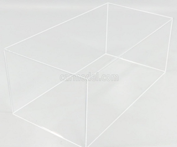 Модель 1:18 VETRINA DISPLAY BOX Only Transparent Cover - Solo Copertura Trasparente - Lungh.lenght Cm 30.8 X Largh.width Cm 16.2 X Alt.heig