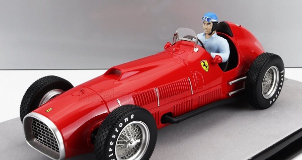 Модель 1:18 FERRARI F1 375 Indy №0 Test Indianapolis Indy 500 (with Pilot Figure) (1952) Alberto Ascari, Red