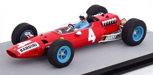 Ferrari 512 №4 GP Italy (Lorenzo Bandini) (c фигуркой гонщика) (L.E.95pcs) TMD18-98A Модель 1:18