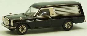 Модель 1:43 Mercedes-Benz-Benz /8 Bestattungswagen ~Pollmann~ / Hearse with coffin.black