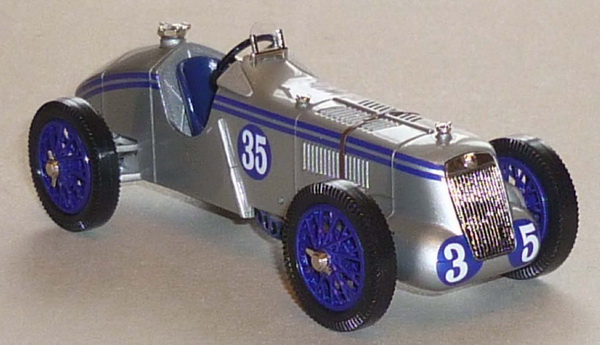 Модель 1:32 MG R №35 (Ian Ferguson Connell) - silver/blue