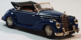 Модель 1:43 Mercedes-Benz 220 Cabrio A (open) Top - blue