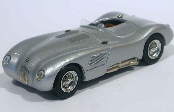 Jaguar Type C (Emilio Giuseppe «Nino» Farina) - silver met