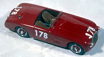 Модель 1:43 Ferrari 166 Spider ALLEMANO №178 Mille Miglia