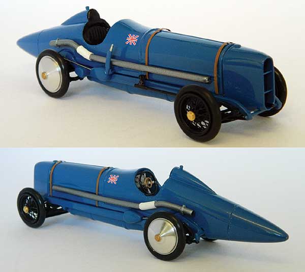 Модель 1:43 Sunbeam Bluebird 350hp Malcolm Campbell Pendine Record 150.75 mph 1925