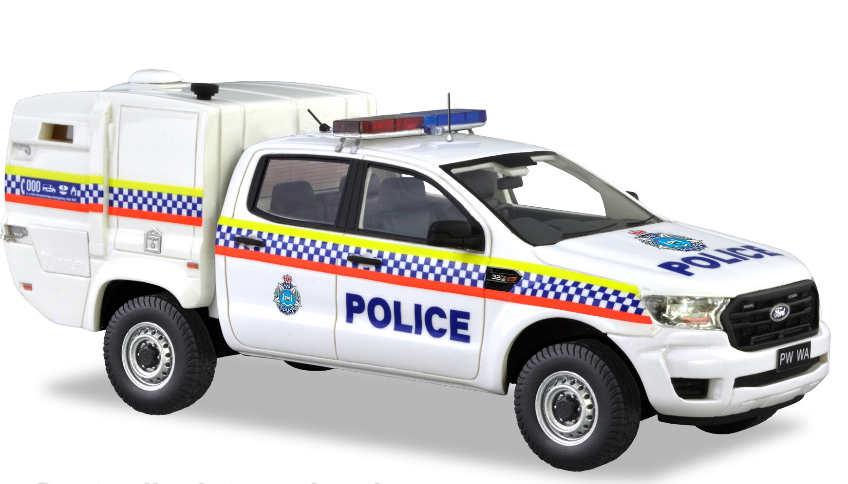 Модель 1:43 Ford Ranger Paddy Wagon - WA Police