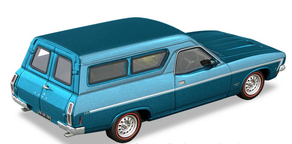 ford xb gs panel van - apollo blue (metallic) TRR123B Модель 1:43