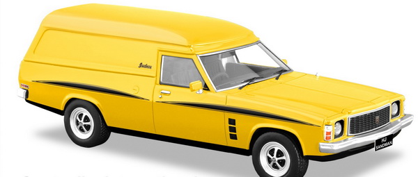 Holden HJ Sandman Panel Van - Absinth Yellow TRR129B Модель 1:43
