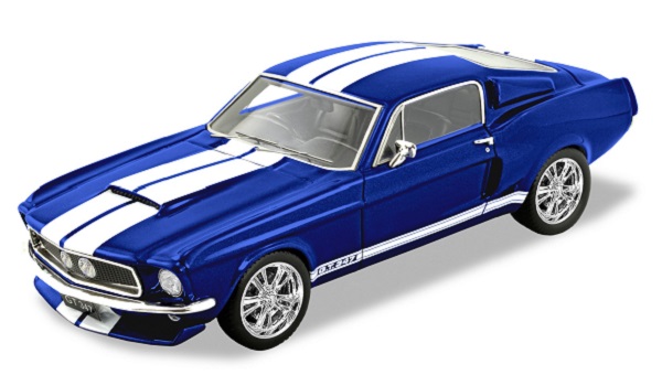 ford mustang fastback customised - 1966 - blue TRR172 Модель 1:43