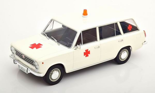 seat fiat 124 familiare ambulancia - white T9-1800227 Модель 1:18