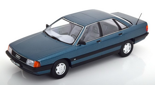 Модель 1:18 Audi 100 (C3) - 1989 - Blue-green