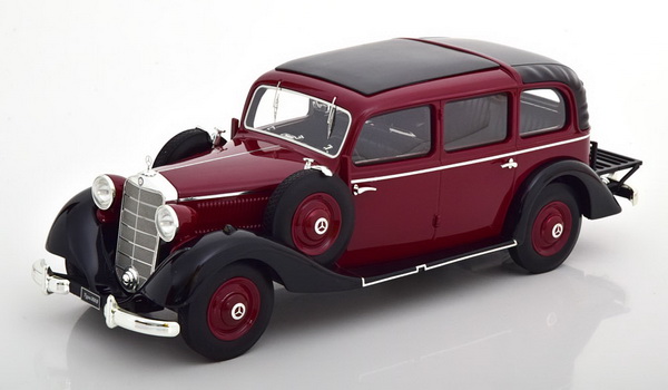 Модель 1:18 Mercedes-Benz 260D Pullman (closed) 1936 - Dark red/Black