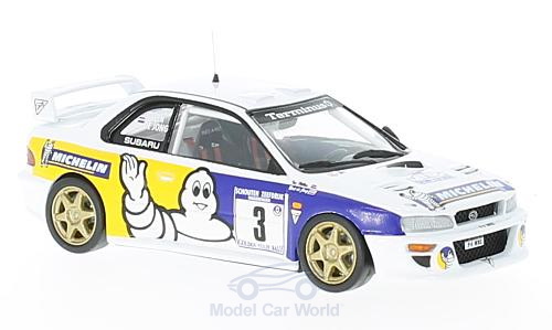 Subaru Impreza WRC, No.3, Michelin, Tulpenrallye, 1998, B. D Jong/T. Hillen TRO1131 Модель 1:43