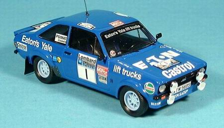 Модель 1:43 Ford Escort Mk II №1 Winner RAC Rally (Hannu Olavi Mikkola - Arne Hertz)