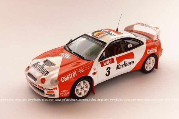 Модель 1:43 Toyota Celica ST205, No.3, Marlboro, Rallye Boucles de Spa, 1996, R.Verreydt/J-M.Jamar