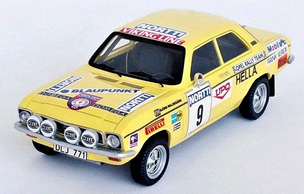 Модель 1:43 Opel Ascona A #9 Rally 1000 Lakes 1974 Waldegaard - Hertz