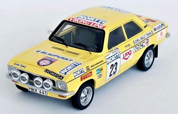 Opel Ascona A #23 Rally 1000 Lakes 1974 Danielsson - Sundberg