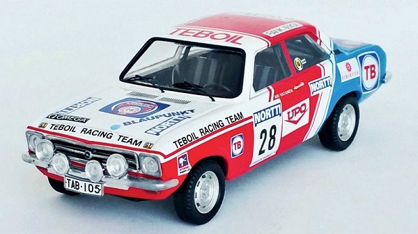 Модель 1:43 Opel Ascona #28 1000 Lakes Rally 1974 Vatanen - Krogell
