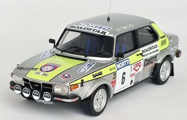 Модель 1:43 Saab 99 #2 Rally 1000 Lakes 1976 Blomqvist - Sylvian